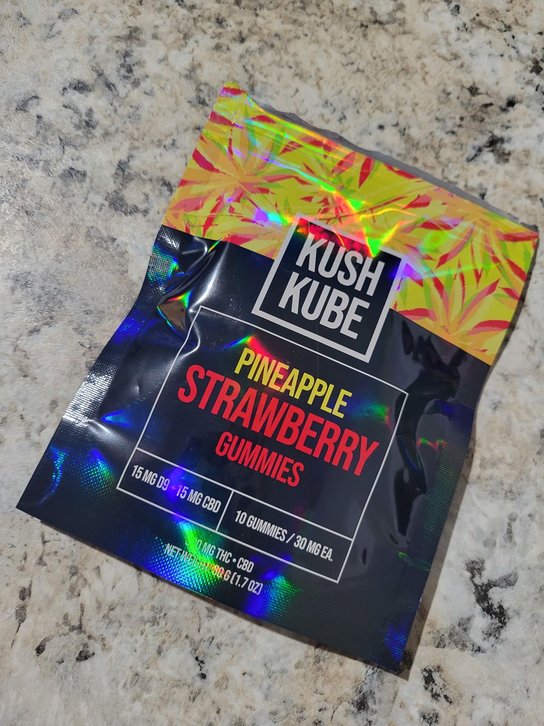 Customer photo review of Pineapple Strawberry - 10 Gummy Pack