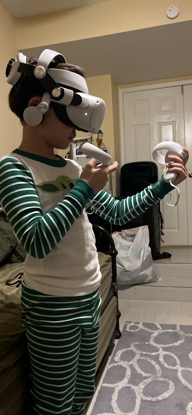 Customer photo review of Magnetic Prescription Lens for Quest 2