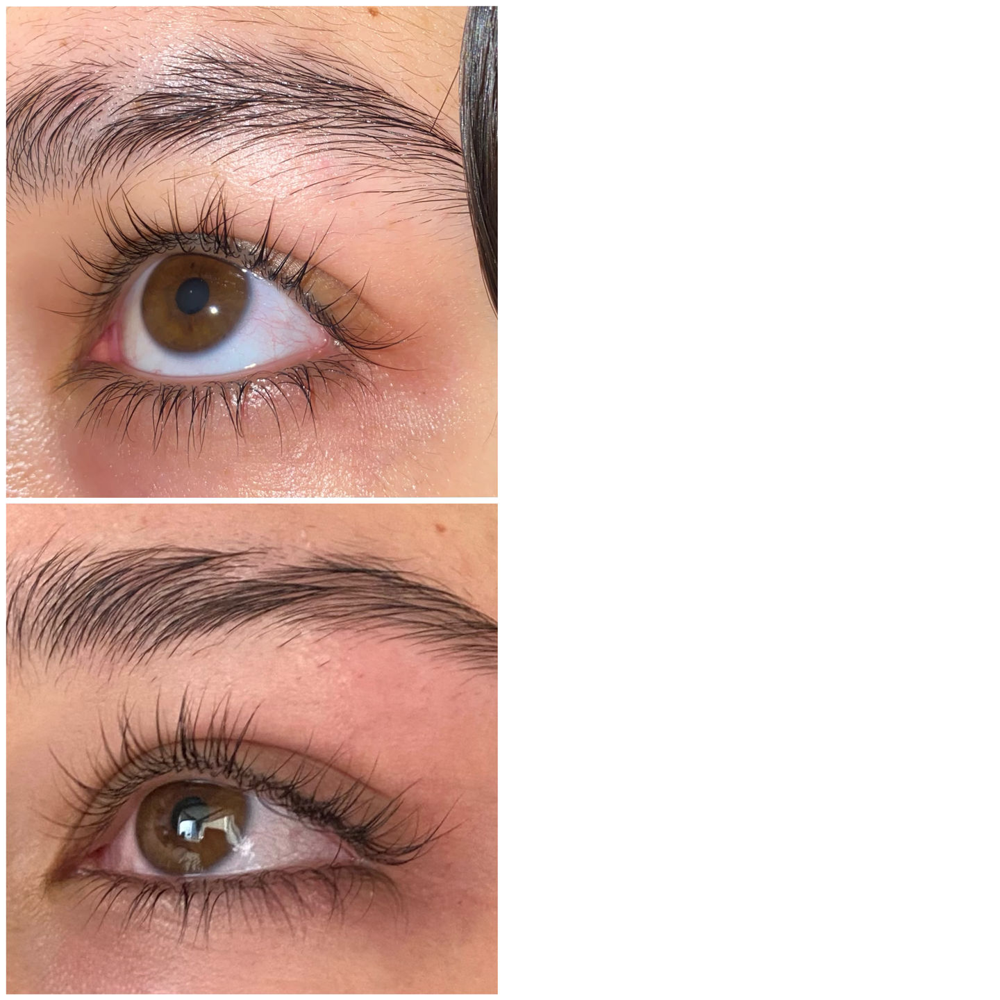 Customer photo review of fLASH Eyelash Serum