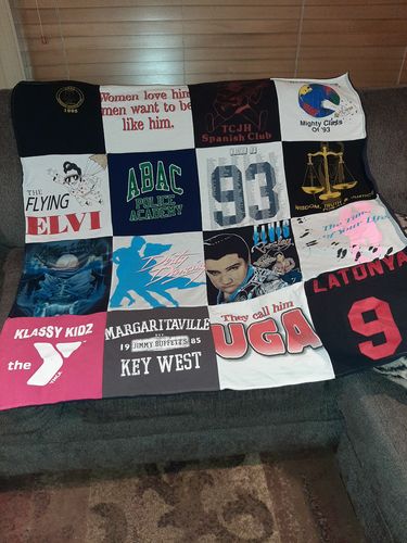 T-shirt quilt featuring university of georgia by LaTonya from GA