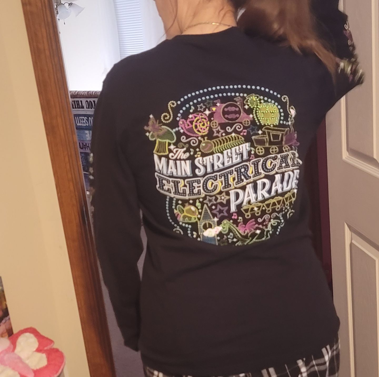 Customer photo review of Main Street Electrical Parade Shirt