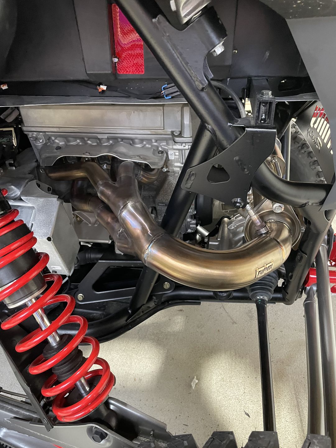 Customer photo review of RPM Pro R "Big Core HeadPipe" Header Pipe