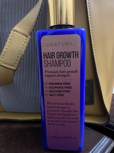 Customer photo review of Hair Growth Shampoo