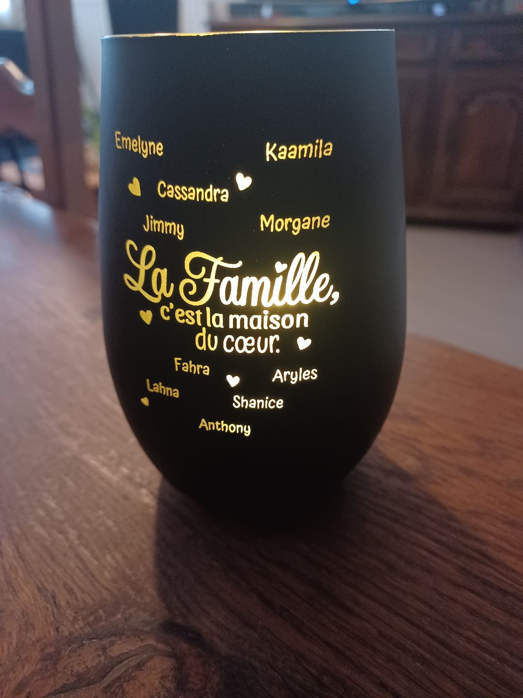 Customer photo review of La maison du cœur - Famille-Photophore