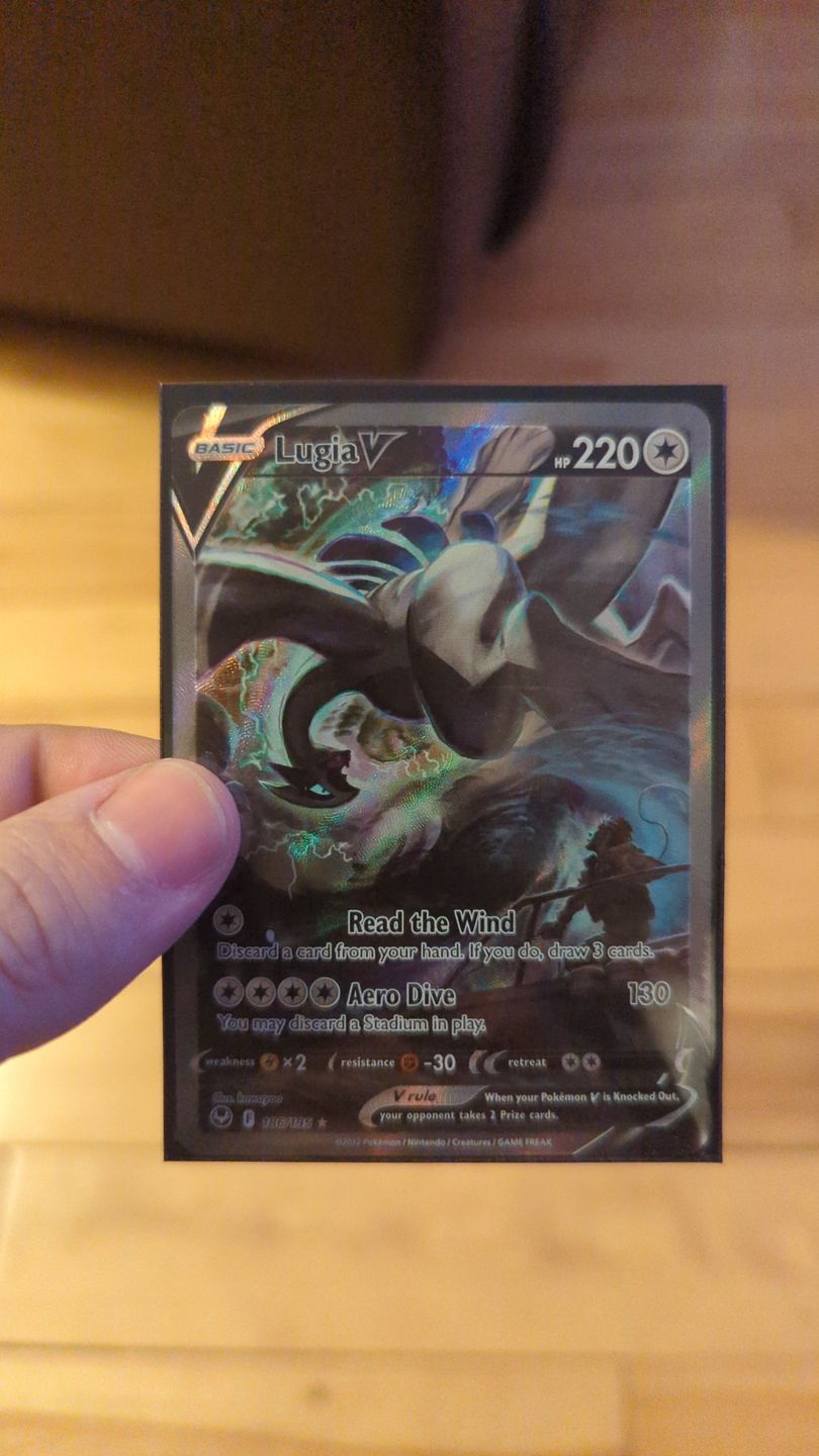 Customer photo review of Black Matte Standard Size Card Sleeves