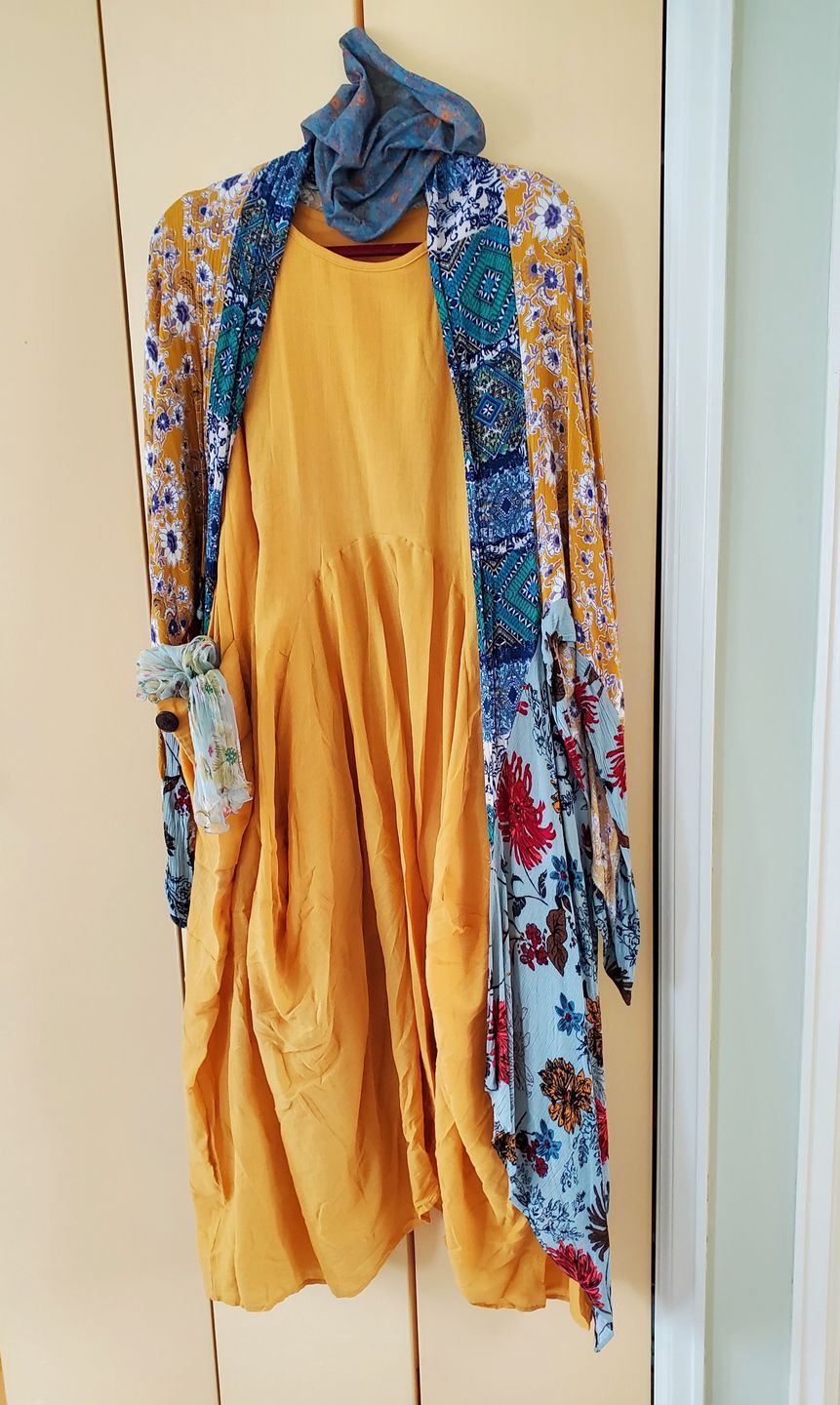 Customer photo review of Maxi Dress Wayan Yellow