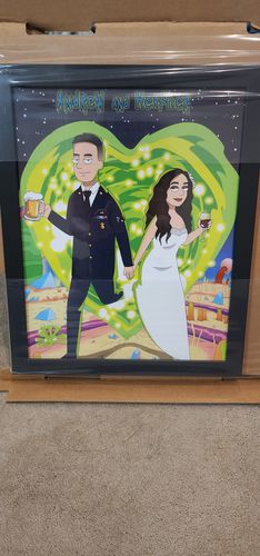 Customer photo review of 'Rick and Morty' Custom Portrait