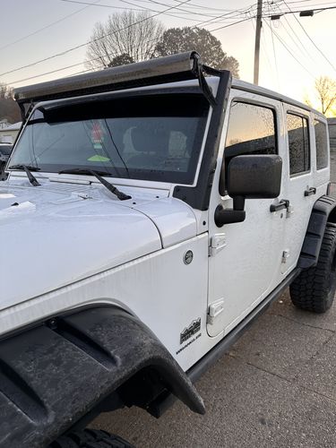 Customer photo review of Aerolidz Dual Row Smoked Light Bar Cover - 50” 52” LED Silencer