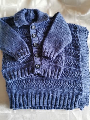 Customer photo review of Baby Mystery Knitting Box