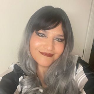 Customer photo review of Pro Crystal Gray Prescription Colored Contact Lenses