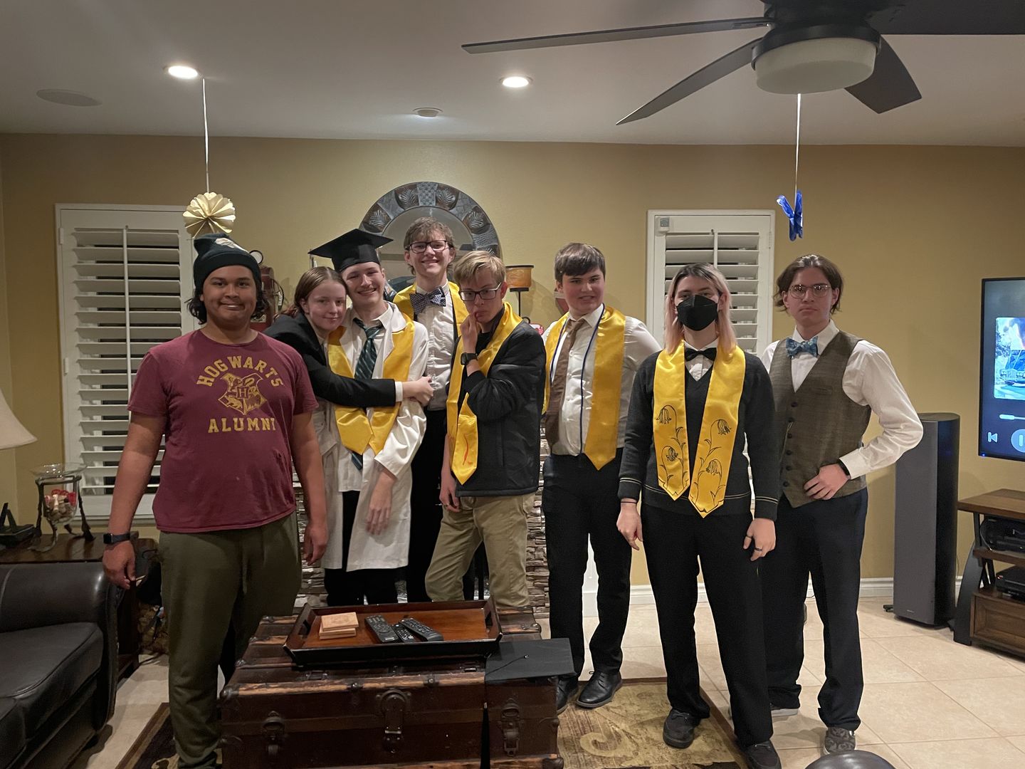 Customer photo review of "A Graduation to Die For" Murder Mystery Game Kit - Themed Party Fun