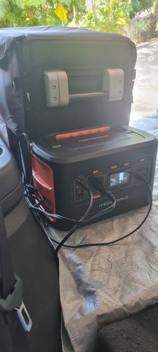Customer photo review of Portable Power Station Lithium 500w AC/DC - 50Ah iTECH500P