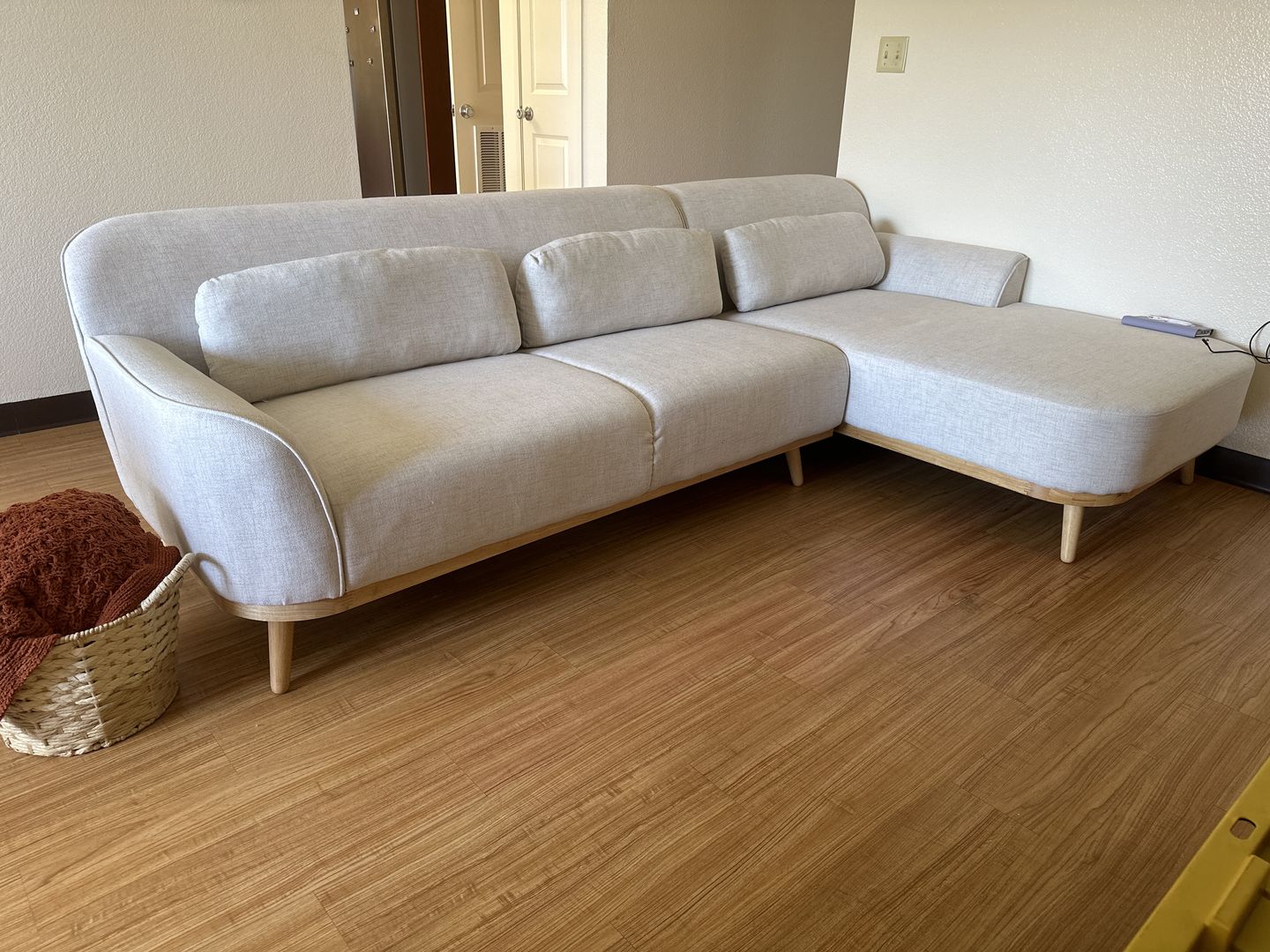 Customer photo review of Solid Wood Sectional