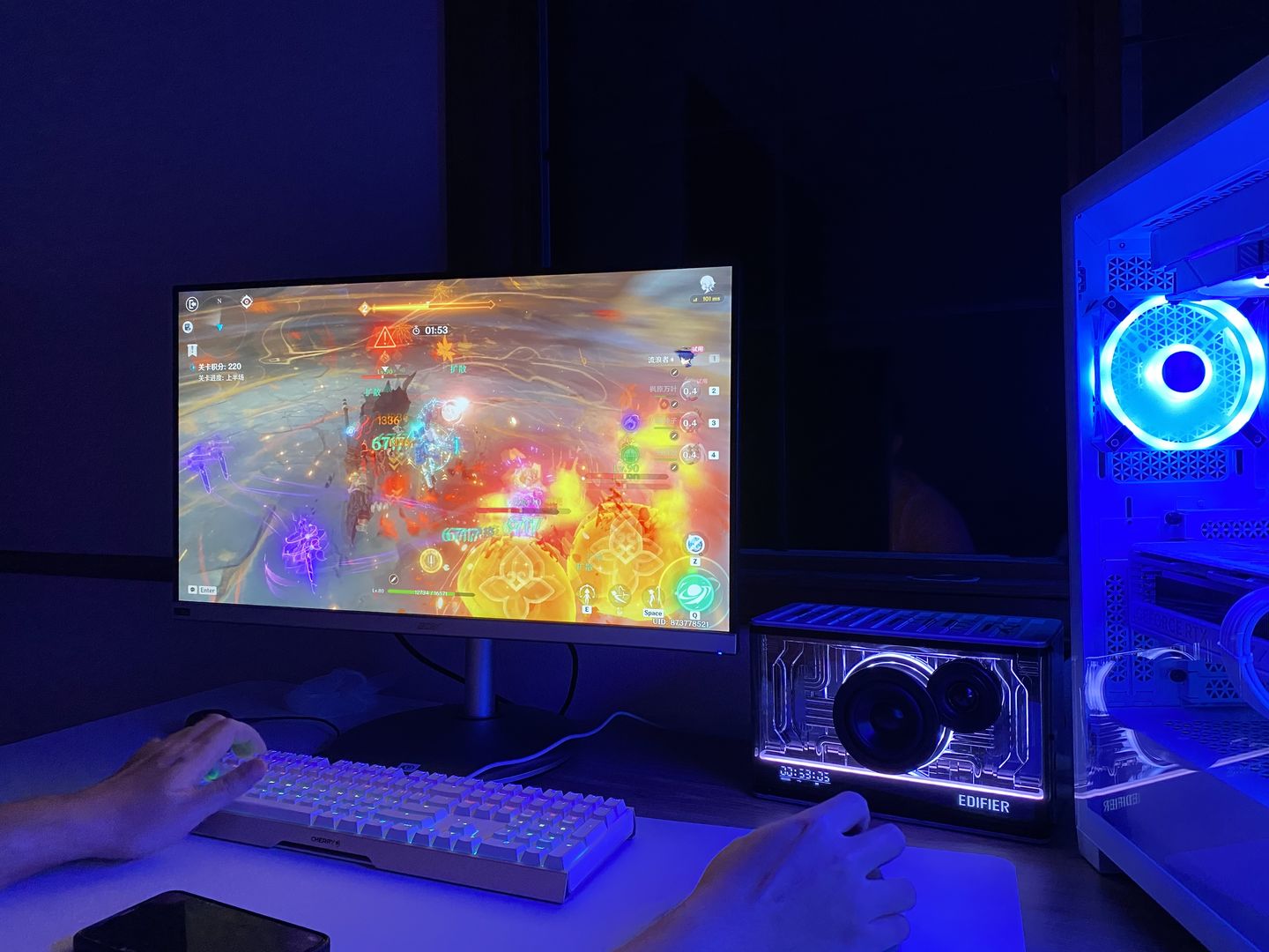 Customer photo review of Edifier QD35 Tabletop Bluetooth Speaker