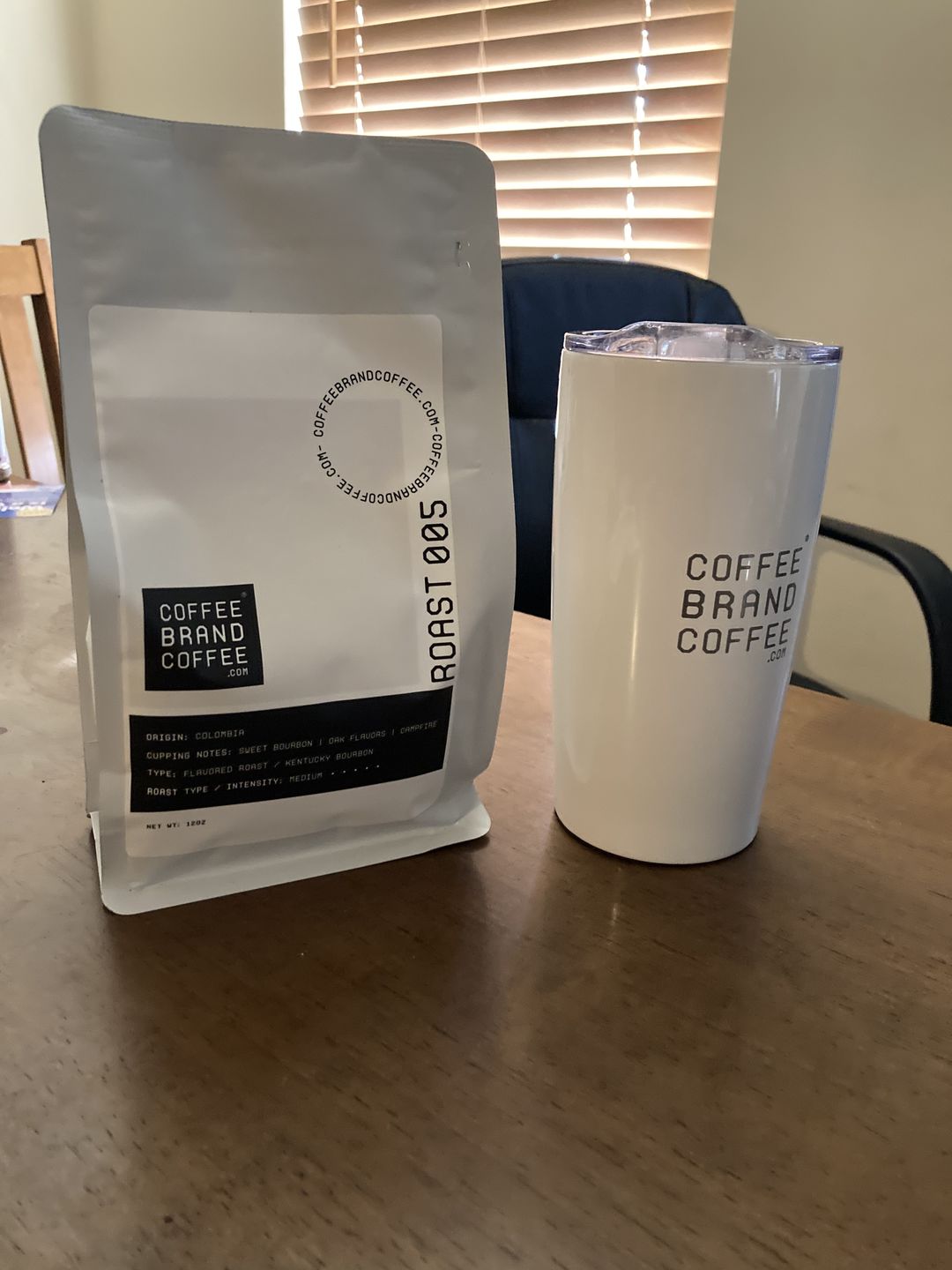 Customer photo review of Bourbon Flavored Coffee