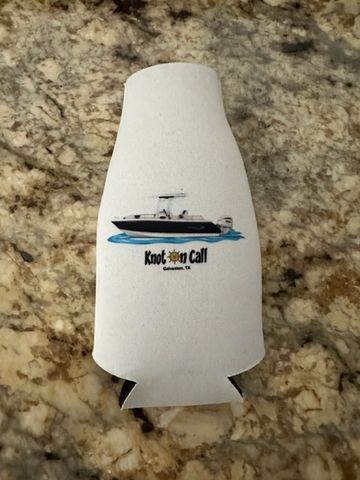 Customer photo review of Custom Boat Bottle Koozie