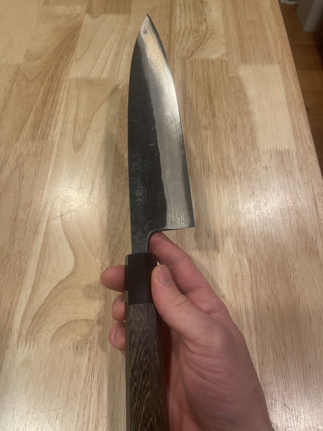 Customer photo review of Hatsukokoro Kurouchi Gyuto 210mm