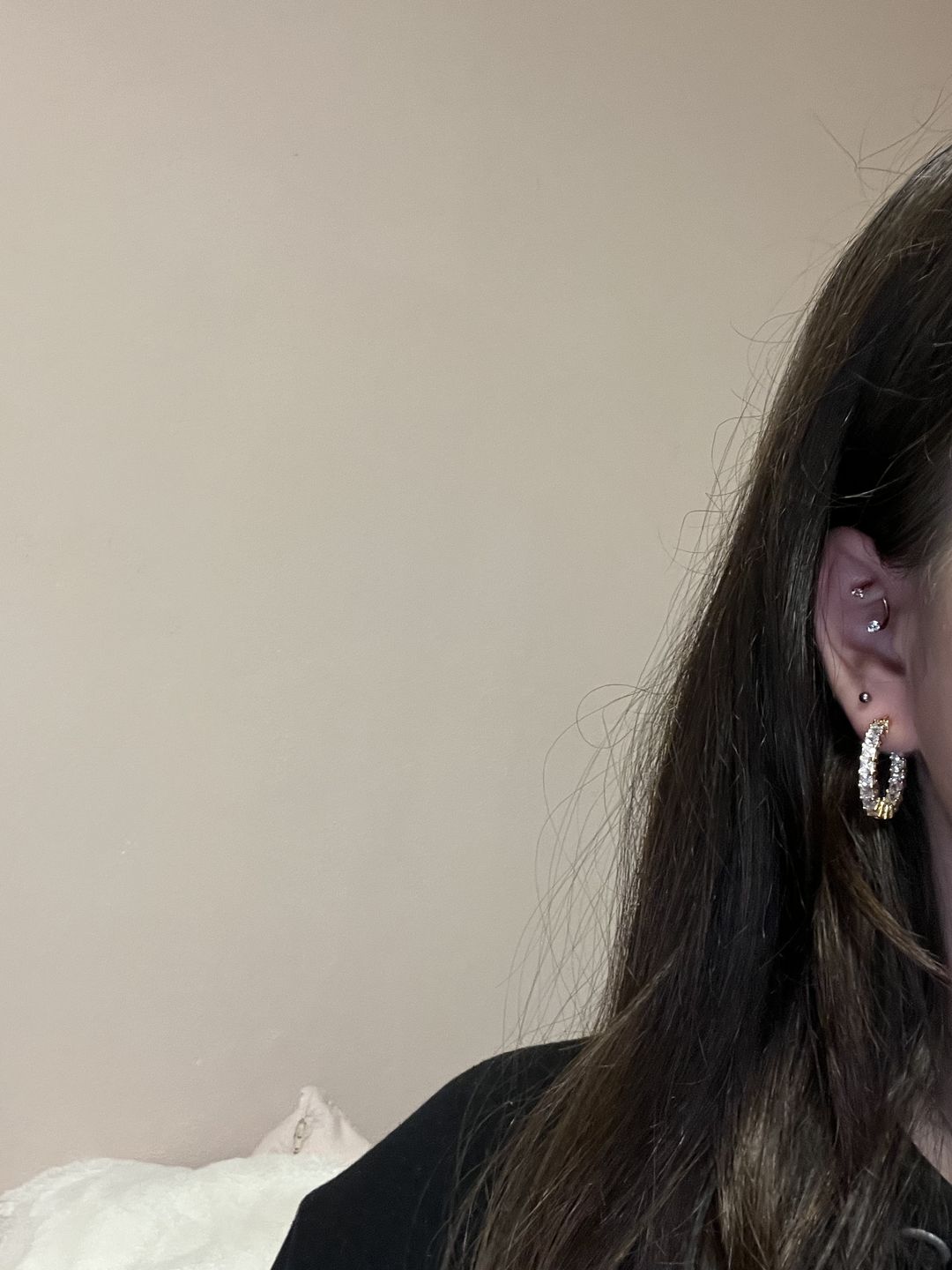 Customer photo review of Cristallo Ohrringe | 18K vergoldet