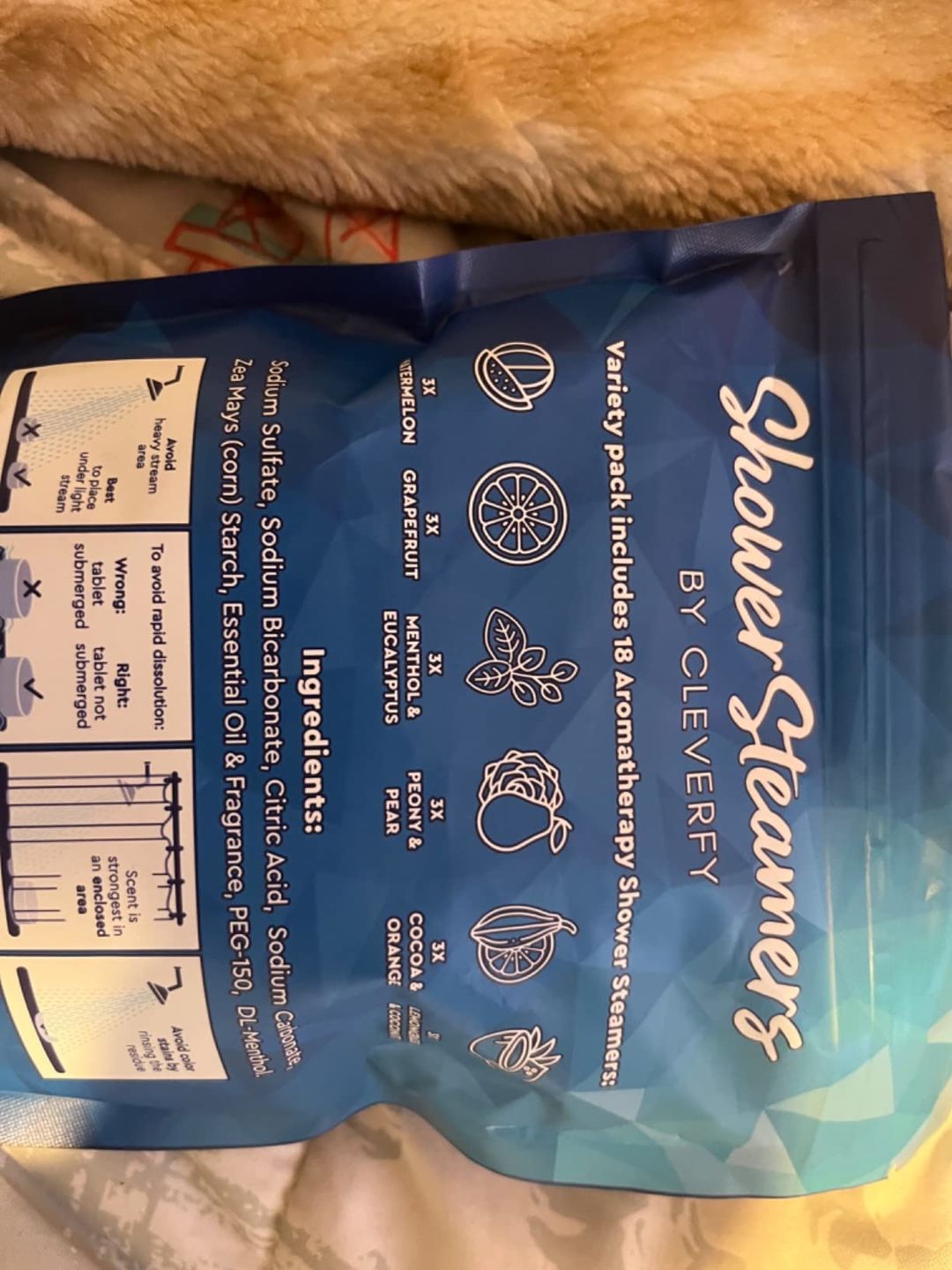 Customer photo review of Blue Megapack | Pack of 18