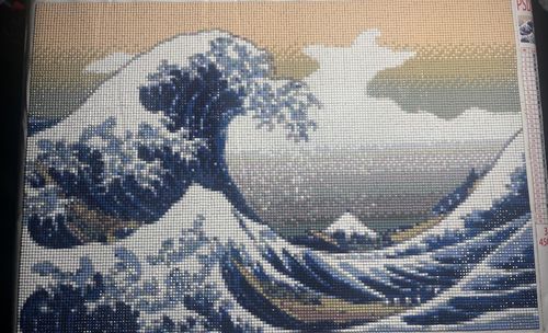 Customer photo review of The Great Wave off Kanagawa