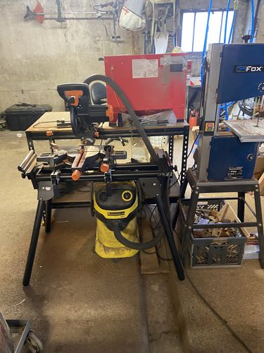 Customer photo review of Pack Evolution : Scie à onglet radiale 210mm R210SMS+ avec Lame multi-matériaux TCT + Support pour Scie à onglet