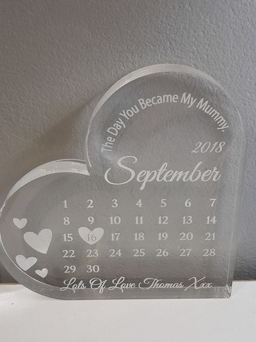 Customer photo review of Mother's Day Heart