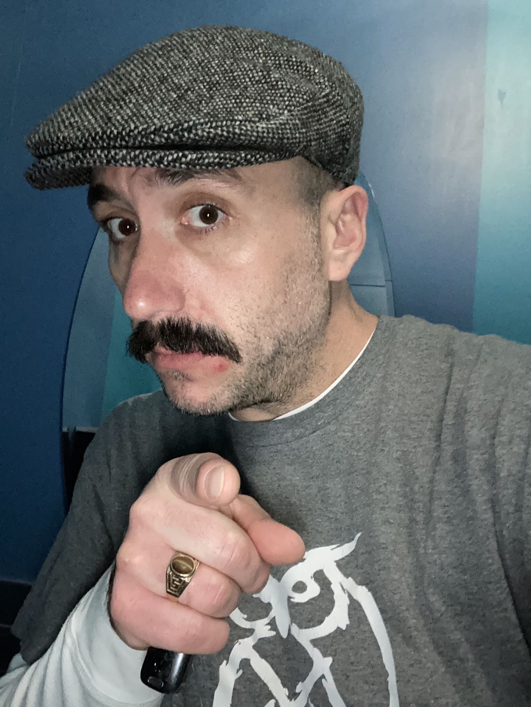 Customer photo review of Tweed Vintage Flat Cap