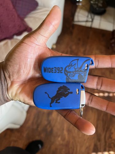 Customer photo review of Custom Mopar Key Fob Shell Ordering <-