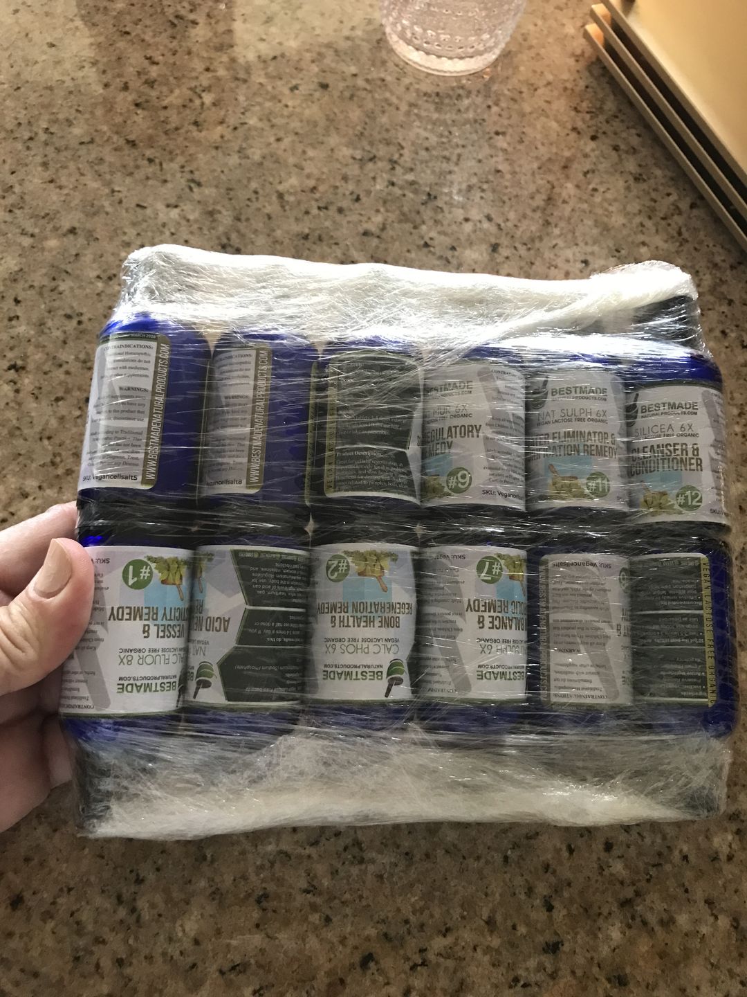 Customer photo review of Tissue Cell Salt Kit Lactose Free, VEGAN 12 Schussler Cell Salts