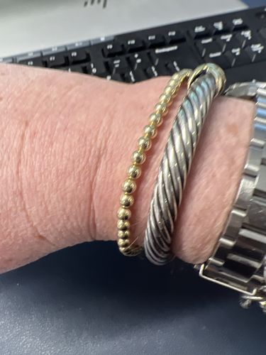 Customer photo review of juno bracelet (4mm)
