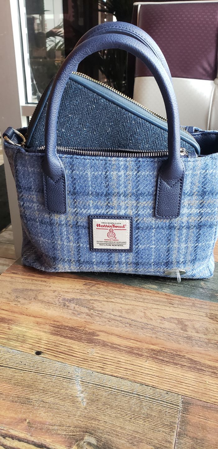 Customer photo review of Harris Tweed Small Tote Bag with Shoulder Strap