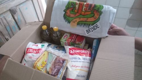 Customer photo review of Cesta Básica Cedro