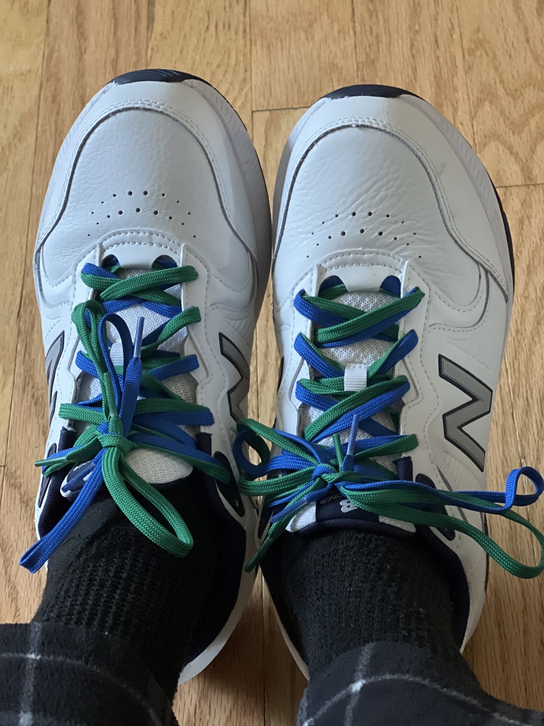 Customer photo review of Flat Standard Shoe Laces - Solids