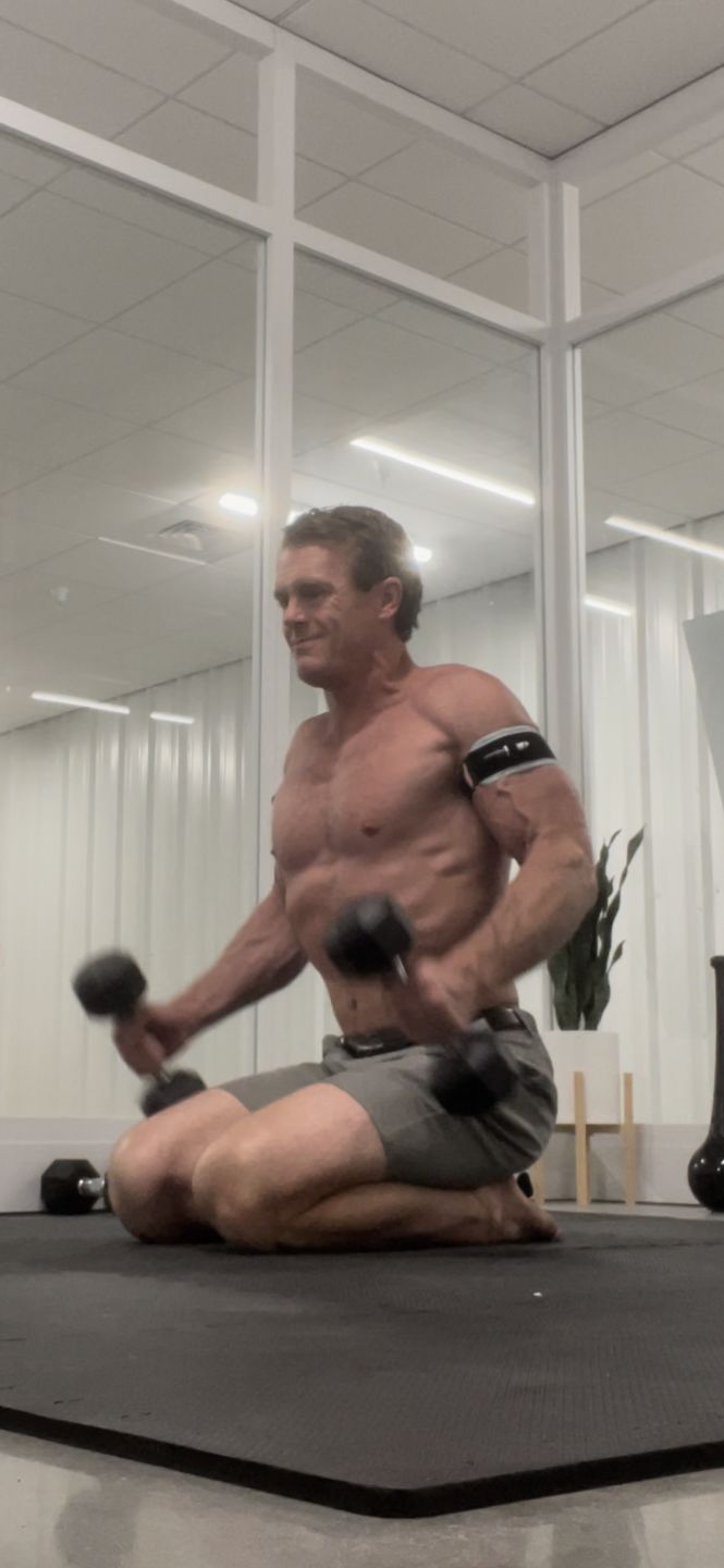Customer photo review of B Strong Training System - Standard Arms and Legs