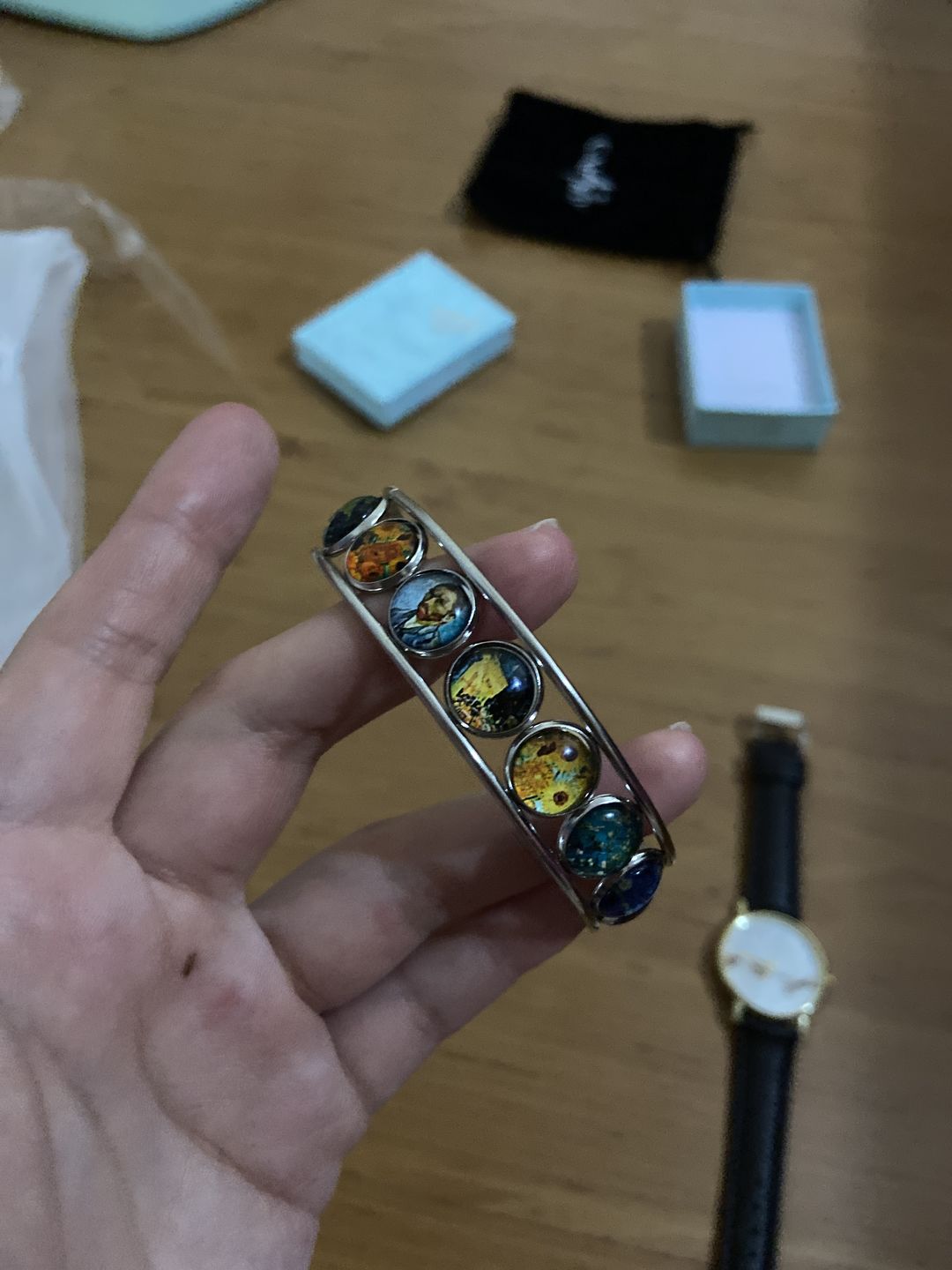 Customer photo review of "Van Gogh's Greatest Hits" Bracelet