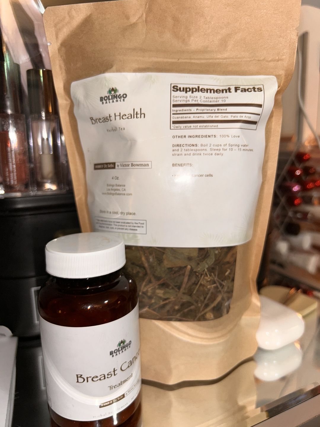 Customer photo review of BREAST HEALTH BUNDLE