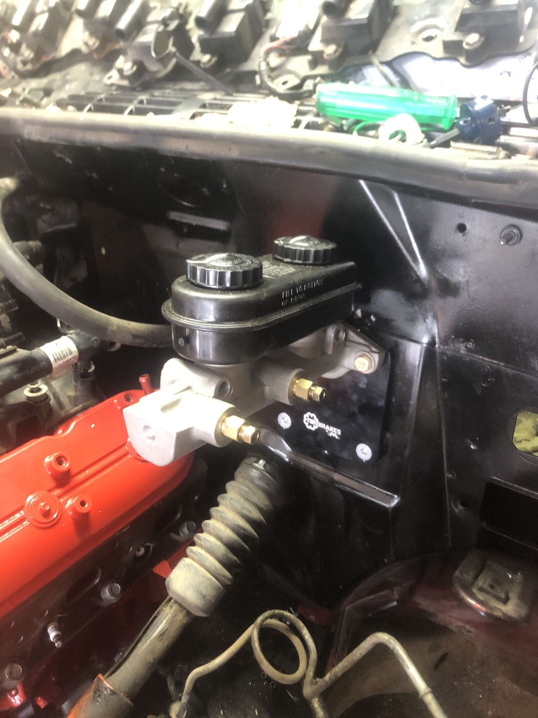 Customer photo review of Motion Raceworks 1994-04 S10 / Sonoma, Blazer / Jimmy Billet Aluminum Master Cylinder Conversion Kit 20-10005-2