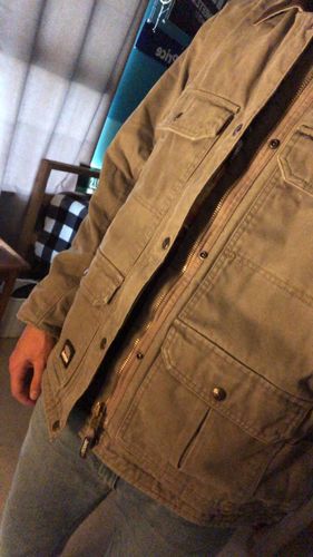 Customer photo review of Berne Chore Work Jacket Size Large