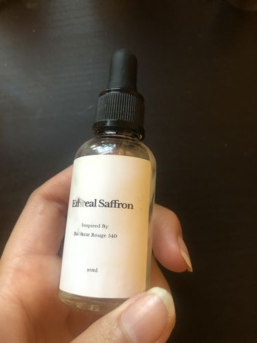 Customer photo review of ETHEREAL SAFFRON PERFUME OIL
