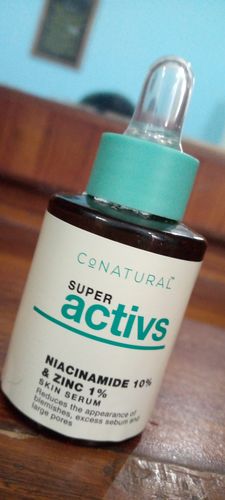 Customer photo review of Niacinamide 10% + Zinc 1% - Super Activs Skin Serum