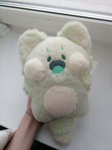Customer photo review of Kawaii Fuzzy Dudu Cat Plushie