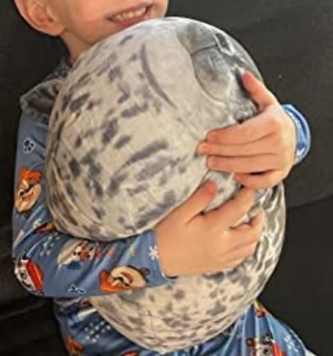 Customer photo review of Angry Chonky Seal Plush