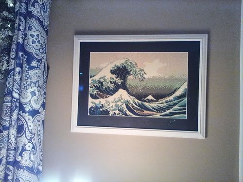 Customer photo review of The Great Wave off Kanagawa