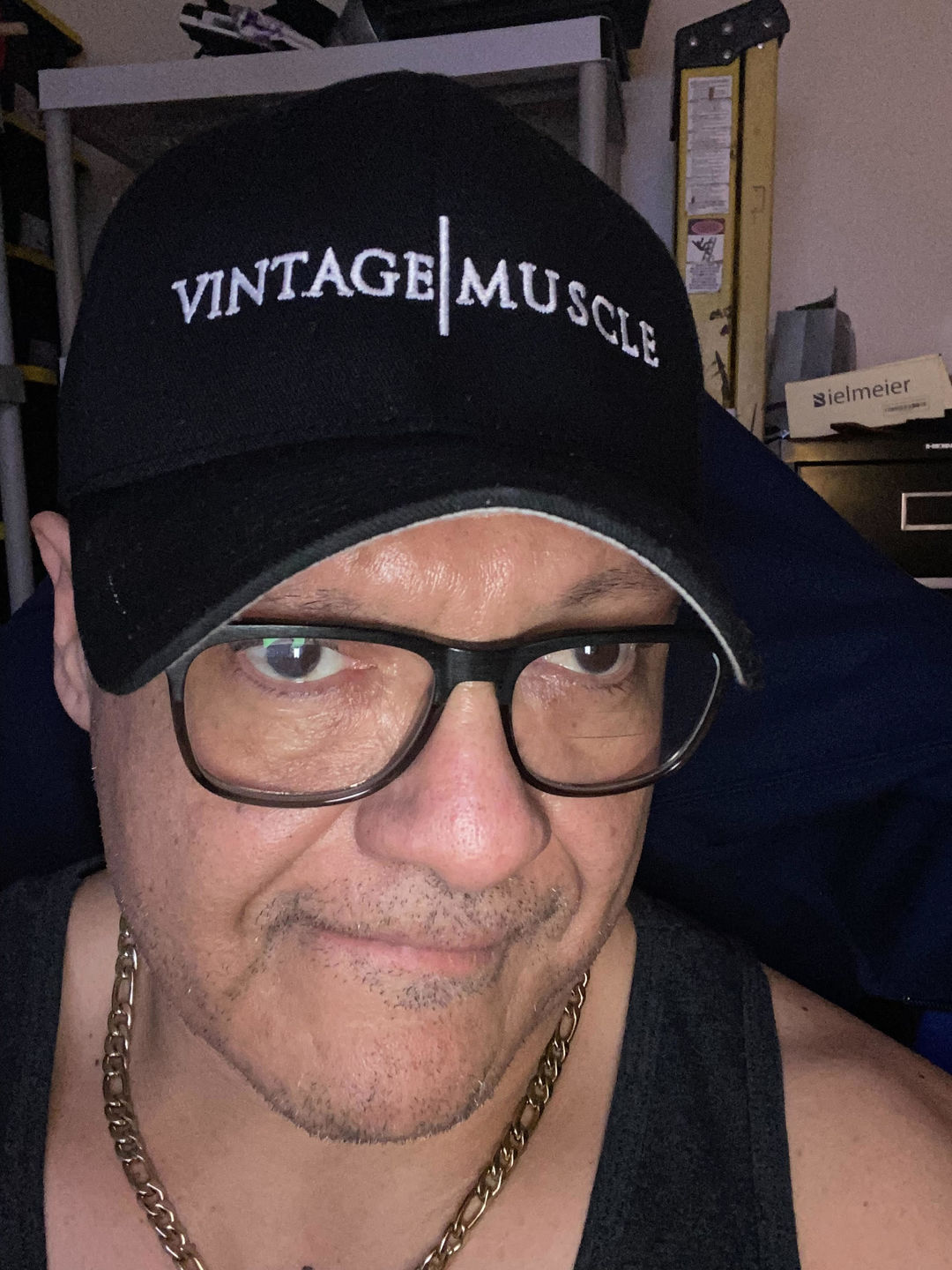 Customer photo review of Flex Fit Vintage Muscle Hat