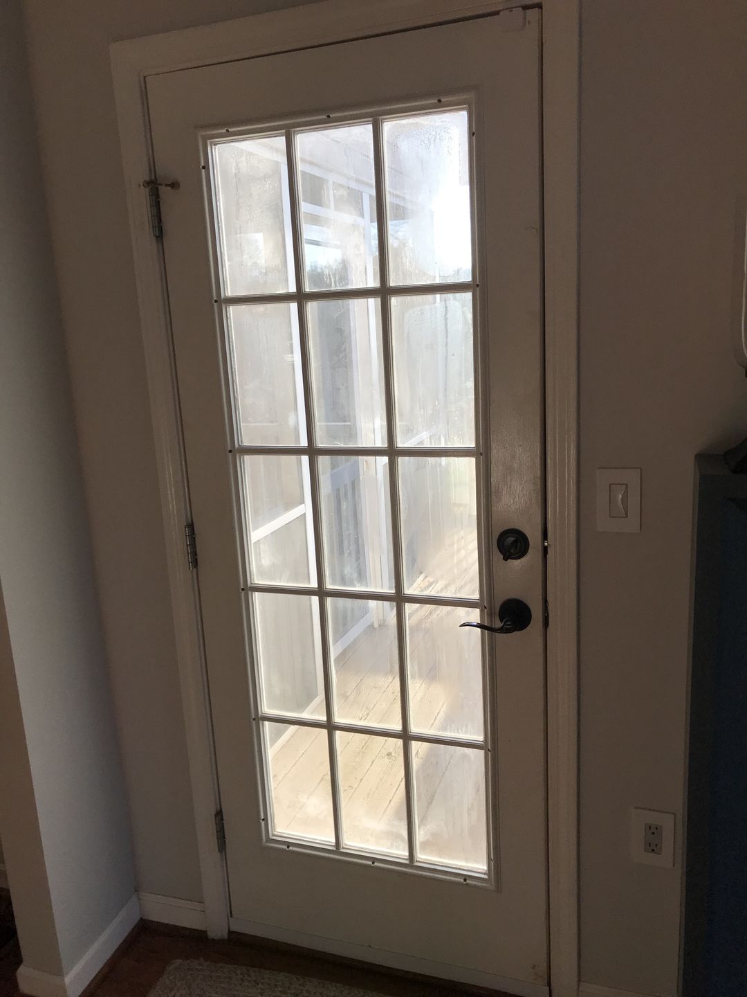 Customer photo review of Grills Between Glass 15 Lite Glass and Frame Kit (Full Lite)