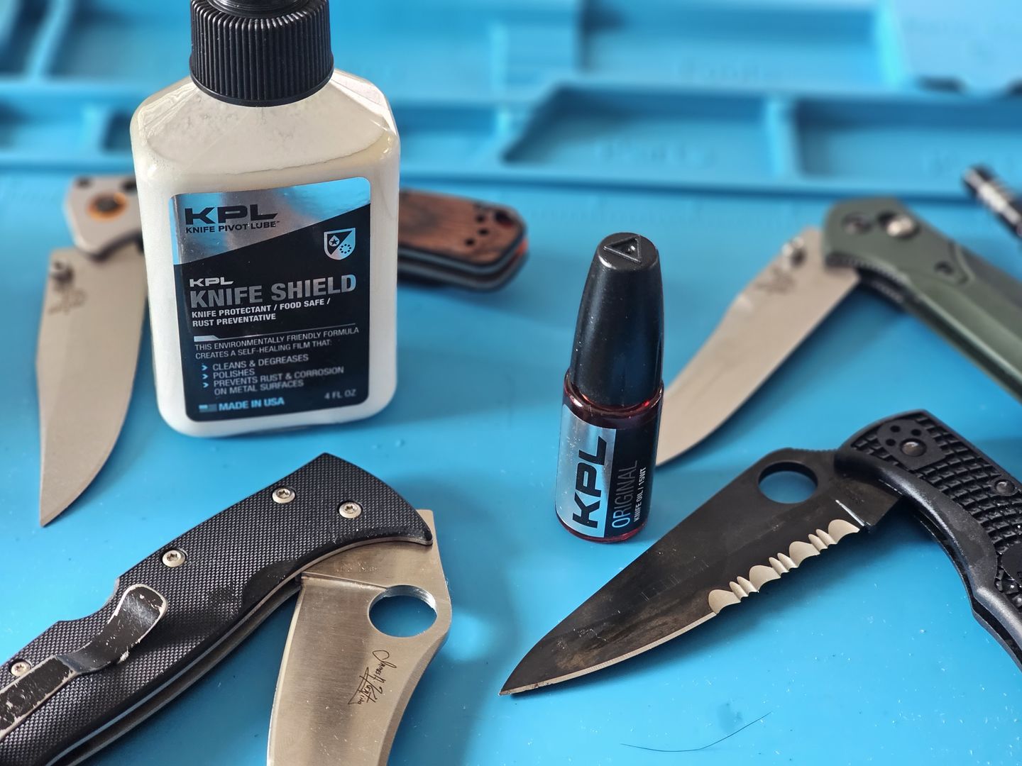 Customer photo review of Knife Shield - Corrosion Preventive Knife Cleaner