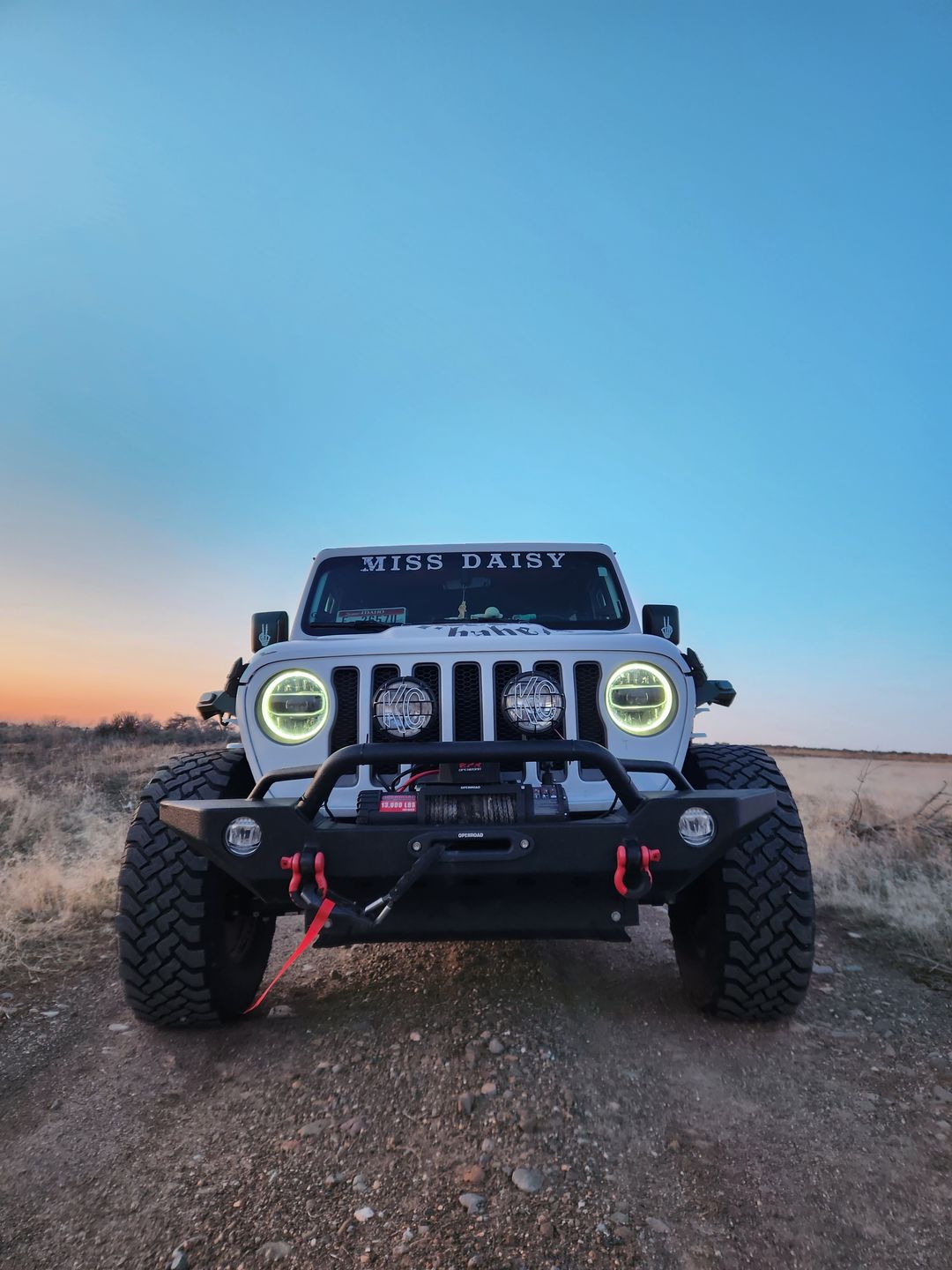 Customer photo review of OPENROAD 13,000 lbs Winch with Synthetic Rope - Panther Series 2s