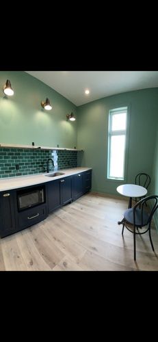 Customer photo review of 75 Emerald 3"x6" Subway Tile | Overstock