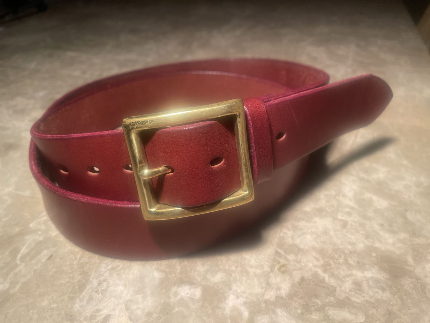 Customer photo review of “Bring your own buckle” belt
