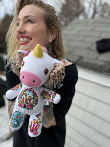 Customer photo review of Candy the Unicorn